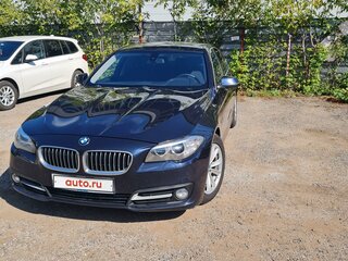 2014 BMW 5 серии 520i VI (F10/F11/F07) Рестайлинг, синий, 1650000 рублей, вид 2