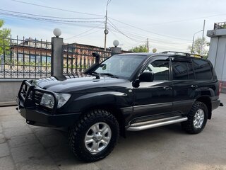 2005 Toyota Land Cruiser 100 Series Рестайлинг 2, чёрный, 3200000 рублей, вид 2