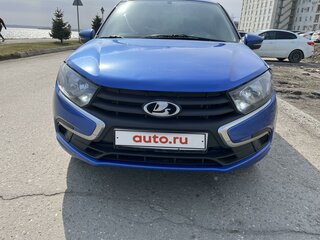 2022 Lada (ВАЗ) Granta I Рестайлинг, синий, 800000 рублей, вид 2
