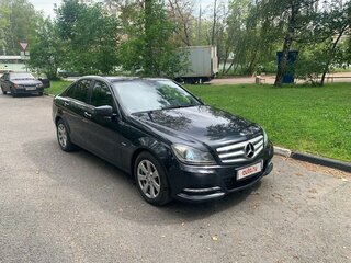2011 Mercedes-Benz C-Класс 180 BlueEFFICIENCY III (W204) Рестайлинг, чёрный, 1650000 рублей, вид 1