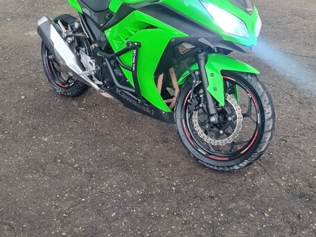 2013 Kawasaki Ninja 300, зелёный, 350000 рублей, вид 5