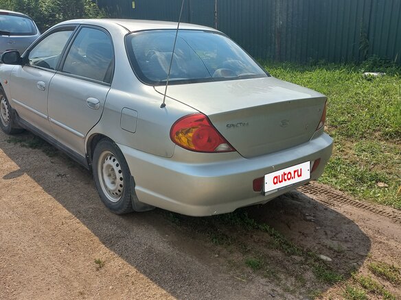 2008 Kia Spectra I Рестайлинг 2, серебристый, 203000 рублей - вид 3