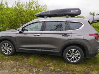2019 Hyundai Santa Fe IV, серый, 2800000 рублей, вид 5