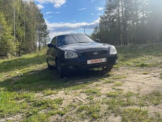 2008 Lada (ВАЗ) Priora I, чёрный, 350000 рублей, вид 3