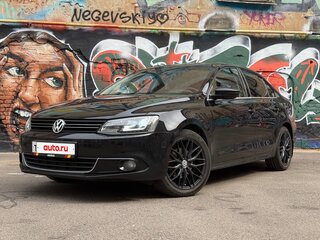 2014 Volkswagen Jetta VI, чёрный, 1050000 рублей, вид 1