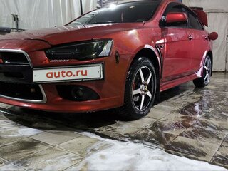 2012 Mitsubishi Lancer X Рестайлинг, красный, 790000 рублей, вид 4