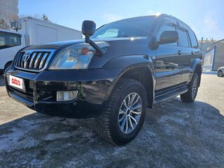 2008 Toyota Land Cruiser Prado 120 Series Рестайлинг, чёрный, 2550000 рублей, вид 1