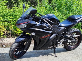 2021 Yamaha YZF-R25, чёрный, 399000 рублей, вид 4