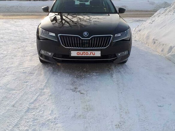 2019 Skoda Superb III, чёрный - вид 1