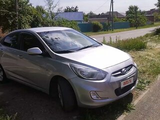 2013 Hyundai Solaris I, серебристый, 950000 рублей, вид 5