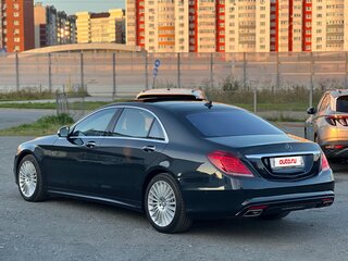 2015 Mercedes-Benz S-Класс 500 Long VI (W222, C217), чёрный, 4300000 рублей, вид 4