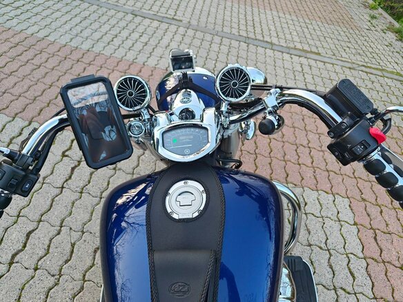 2009 Yamaha XVS1300, синий, 850000 рублей - вид 11