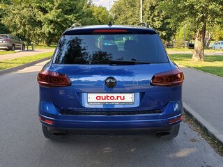2015 Volkswagen Touareg II Рестайлинг, синий, 2350000 рублей, вид 4