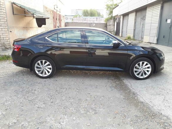 2019 Skoda Superb III, чёрный - вид 4