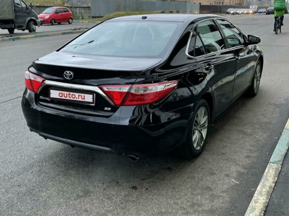 2017 Toyota Camry VII (XV50) Рестайлинг 2, чёрный, 2850000 рублей - вид 12