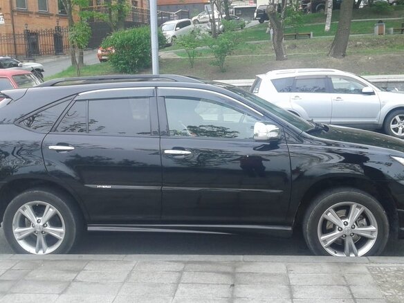 2008 Lexus RX 400h II Рестайлинг, чёрный, 1400000 рублей - вид 9