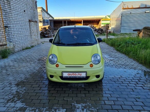 2006 Daewoo Matiz I Рестайлинг, жёлтый