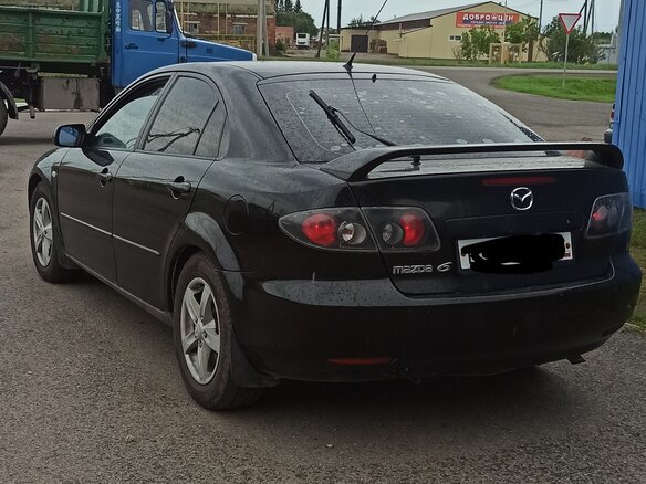 2002 Mazda 6 I (GG), чёрный, 550000 рублей - вид 3