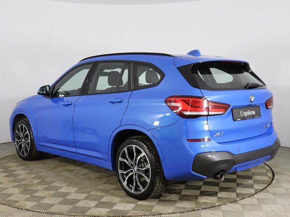 2020 BMW X1 18d xDrive II (F48) Рестайлинг, синий - вид 6