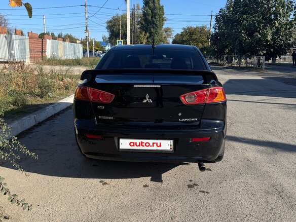 2008 Mitsubishi Lancer X, чёрный - вид 9