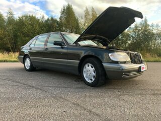 1994 Mercedes-Benz S-Класс 420 5-speed III (W140), чёрный, 3000000 рублей, вид 4