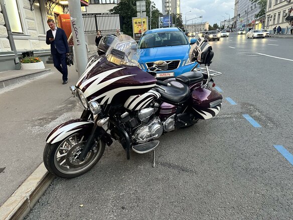 2010 Yamaha XV 1900, фиолетовый, 850000 рублей - вид 2