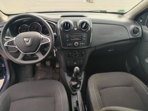 2018 Dacia Logan II Рестайлинг, синий, 1050000 рублей - вид 4