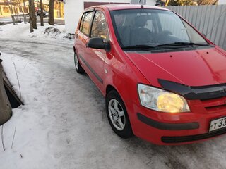 2005 Hyundai Getz I, красный, 299000 рублей, вид 3
