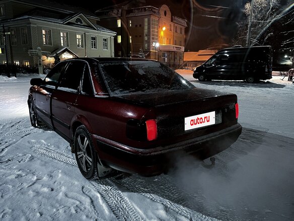 1992 Audi 100 IV (C4), красный, 240000 рублей - вид 10
