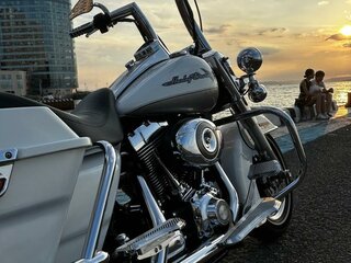 2008 Harley-Davidson Road King, белый, 1100000 рублей, вид 4