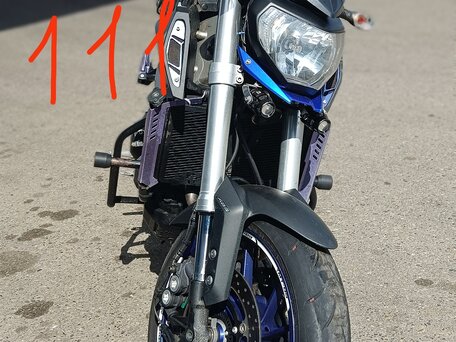 2014 Yamaha MT-09 (FZ-09), серый, 700000 рублей, вид 1