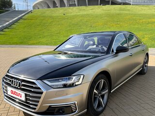 2020 Audi A8 Long 60 TFSI e IV (D5), чёрный, 6900000 рублей, вид 1