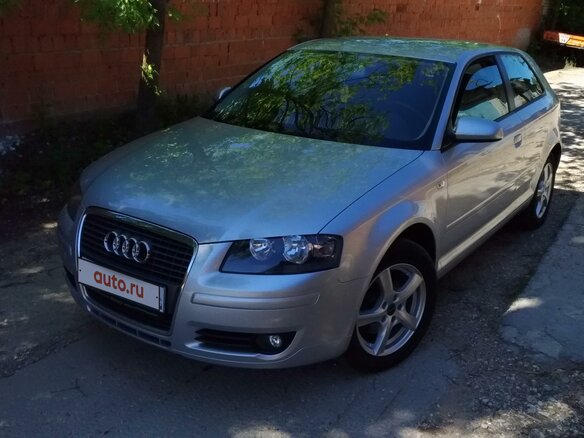 2006 Audi A3 II (8P) Рестайлинг 1, серебристый