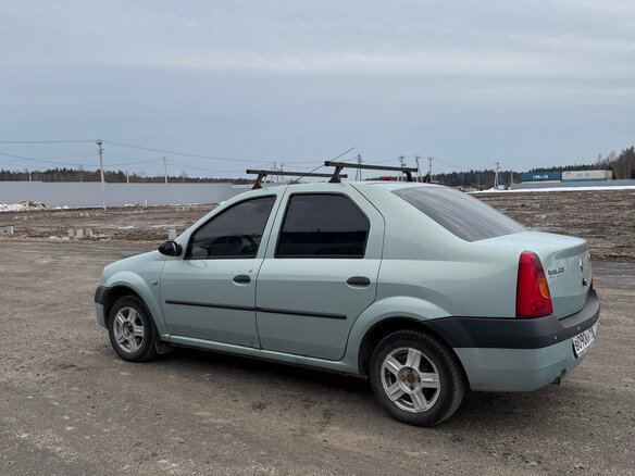 2007 Renault Logan I, зелёный, 320000 рублей - вид 9