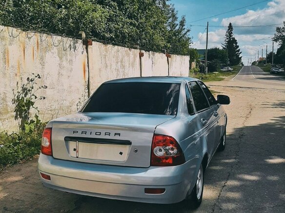 2007 Lada (ВАЗ) Priora I, серебристый, 505000 рублей - вид 1