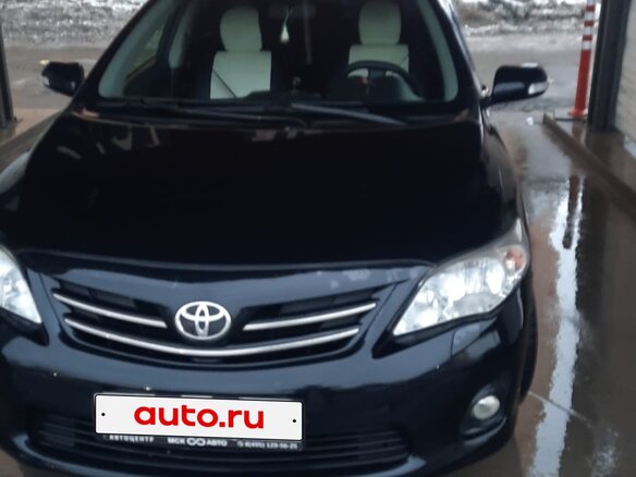 2011 Toyota Corolla X (E140, E150) Рестайлинг, чёрный, 870000 рублей