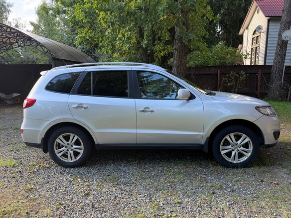 2010 Hyundai Santa Fe II Рестайлинг, серый - вид 5