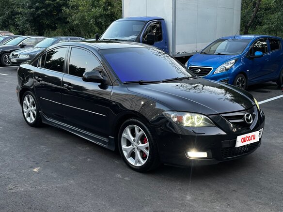 2008 Mazda 3 I (BK) Рестайлинг, чёрный, 475000 рублей - вид 2