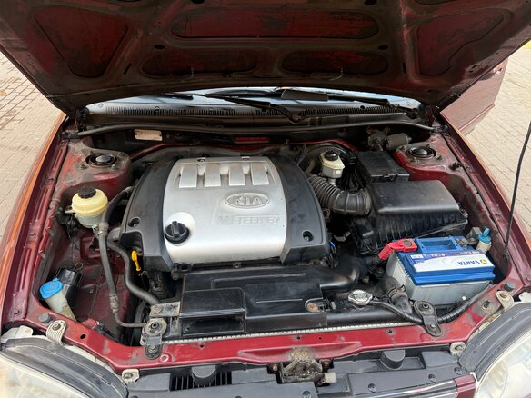 2006 Kia Spectra I Рестайлинг 2, красный - вид 14