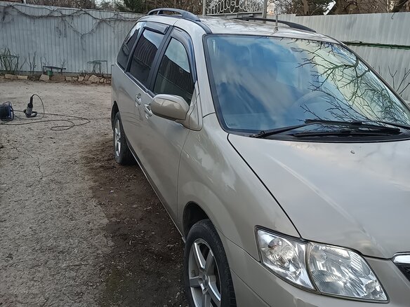 2002 Mazda MPV II (LW), серый, 700000 рублей - вид 1