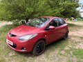 2008 Mazda 2 II (DE), красный, 600000 рублей
