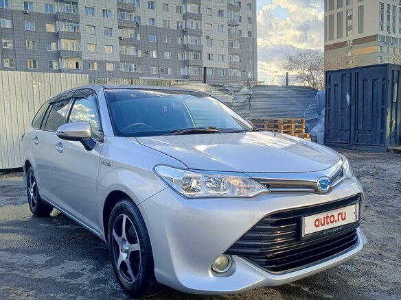 2016 Toyota Corolla Fielder XI (E160, E170, E180), серый, 1050000 рублей - вид 9