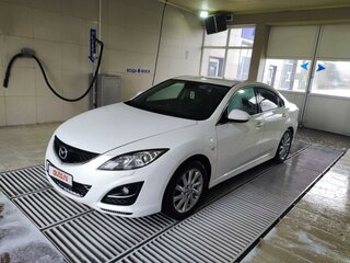 2011 Mazda 6 II (GH) Рестайлинг, белый, 920000 рублей, вид 1