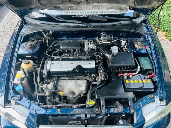 2006 Hyundai Accent ТагАЗ II, синий, 550000 рублей - вид 10