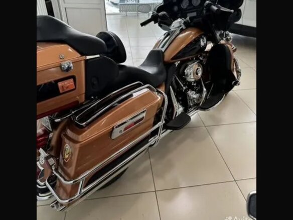 2008 Harley-Davidson Electra Glide, оранжевый, 860000 рублей - вид 4