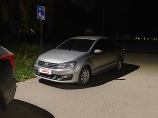 2019 Volkswagen Polo V Рестайлинг, серый, 1290000 рублей, вид 2