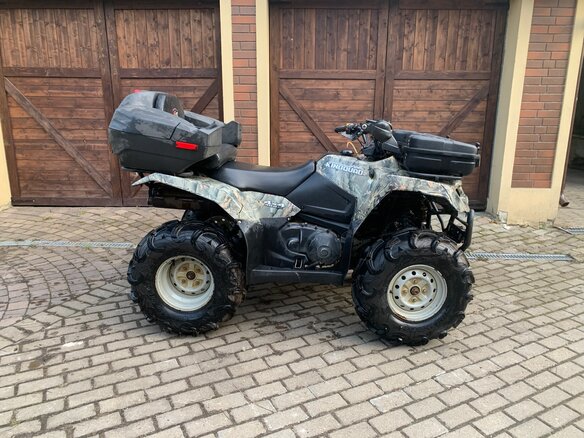 2012 Suzuki KingQuad 400, коричневый, 500000 рублей - вид 4