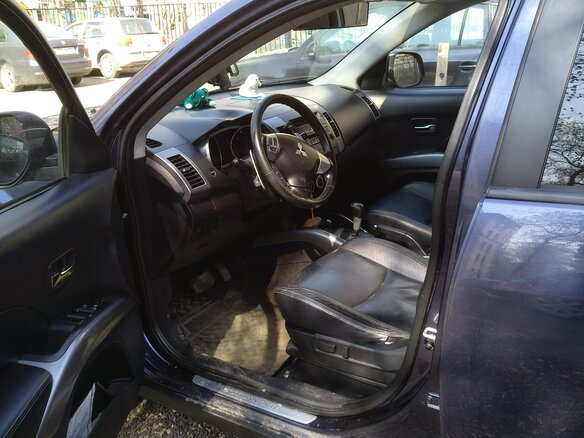 2007 Mitsubishi Outlander II, синий, 1230000 рублей - вид 11