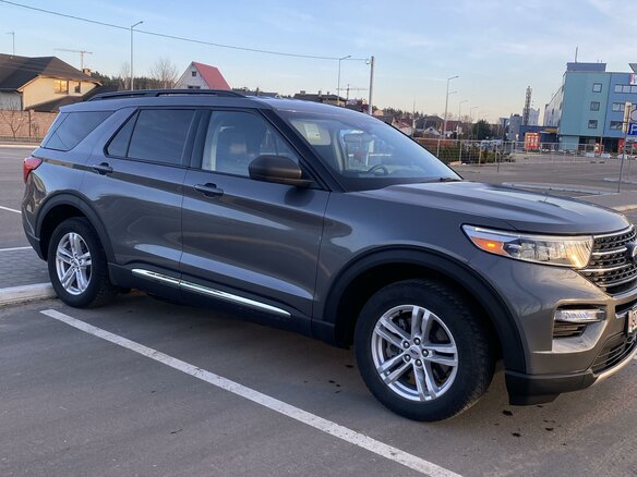 2021 Ford Explorer VI, серый, 3750000 рублей - вид 9
