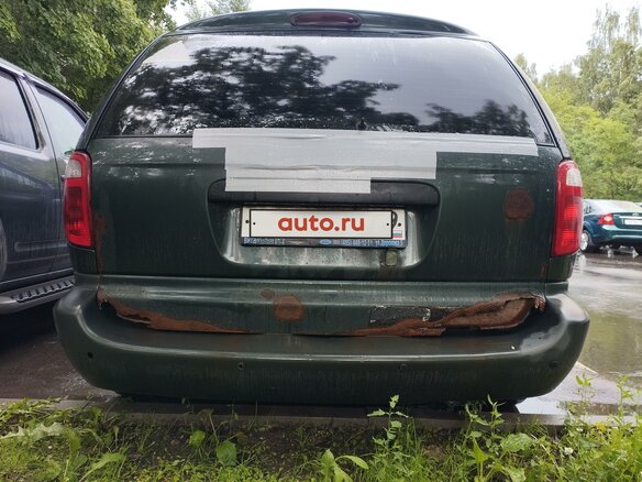2001 Dodge Caravan 3-speed IV, зелёный, 400000 рублей - вид 3